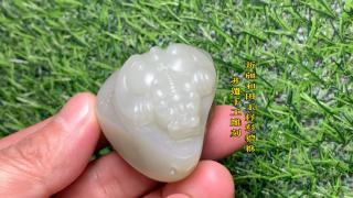 新疆和田玉籽料貔貅,非遗手工,温润优雅!