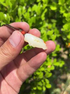 和田玉挂件这样戴,好运真的会来✨